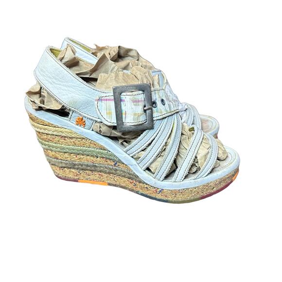The Art Company Multicolor Graffiti Wedge Sandals - Size 7.5 - Picture 14 of 16